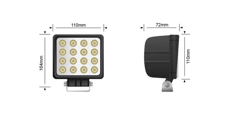 STEDI Work Light Square LED 48W